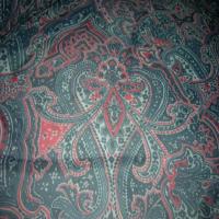 Resille imprime gris rouge0