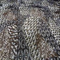Resille imprime ton marron beige2