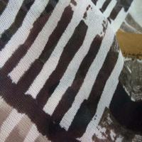 Resille imprime ton taupe marron beige7