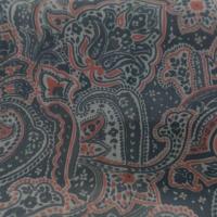 Resille lycra dans les 2 sens imprimegris fonce et rouge orange05