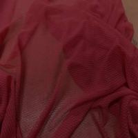 Resille lycra faconne ton rouge bordeaux