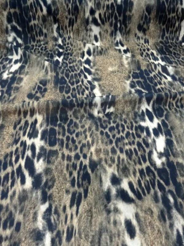 Resille lycra imprime leopard