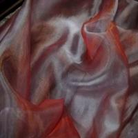 Rouleau 33m d organza bordeaux reflets mauve9
