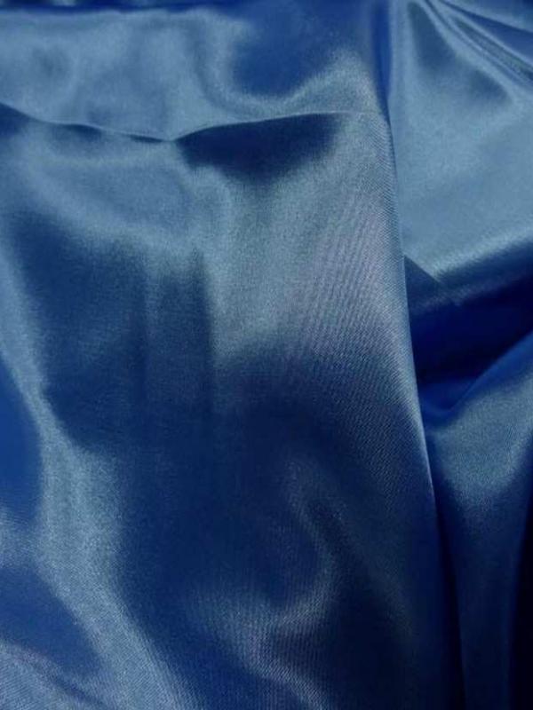Satin bleu turquoise en 1 50m de large