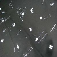 Satin coton fin imprime noir et blanc7
