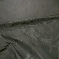 Satin d ameublement faconne kaki