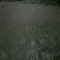 Satin d ameublement faconne kaki9