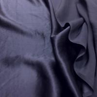 Satin de soie bleu nuit en 1 37 m de large pas cher