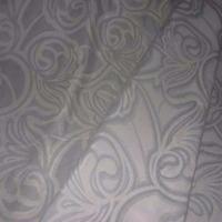 Satin double faconne face ton gris motifs art deco5