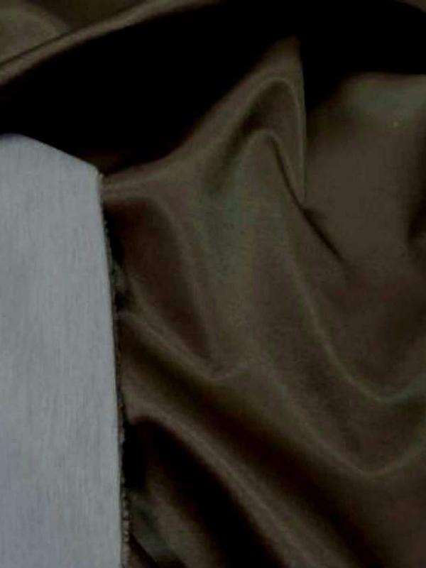 Satin epais ton marron