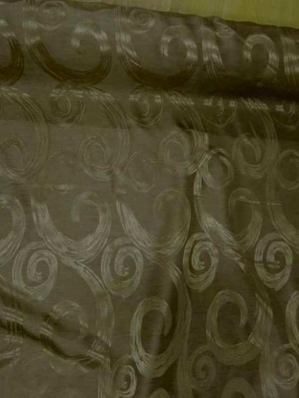 Satin façonné double face dore kaki