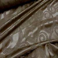 Satin façonné double face dore taupe