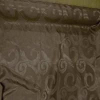 Satin d'ameublement façonné double face doré taupe