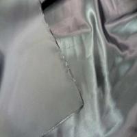 Satin gris metal en polyester5