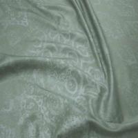 Satin lycra imprime ton vert gris