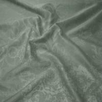 Satin lycra imprime ton vert gris2