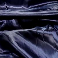 Satin polyester bleu nuit9