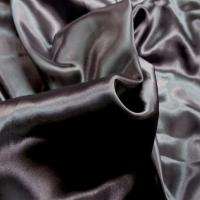 Satin polyester gris fonce7