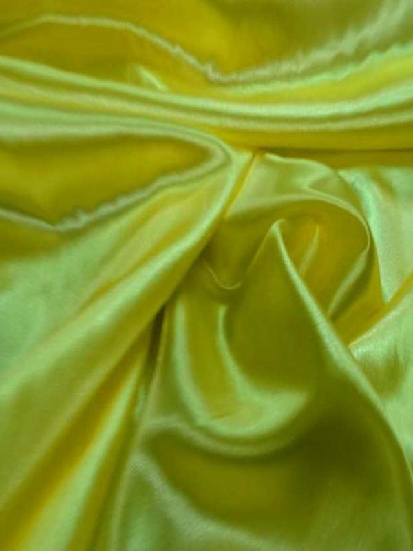 Satin polyester jaune