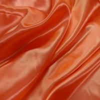 Satin polyester orange
