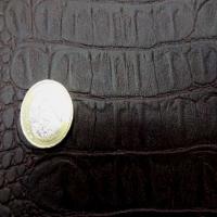 Simili cuir crocodile marron1