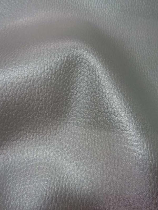 Simili cuir gris metal en 1 40m de large