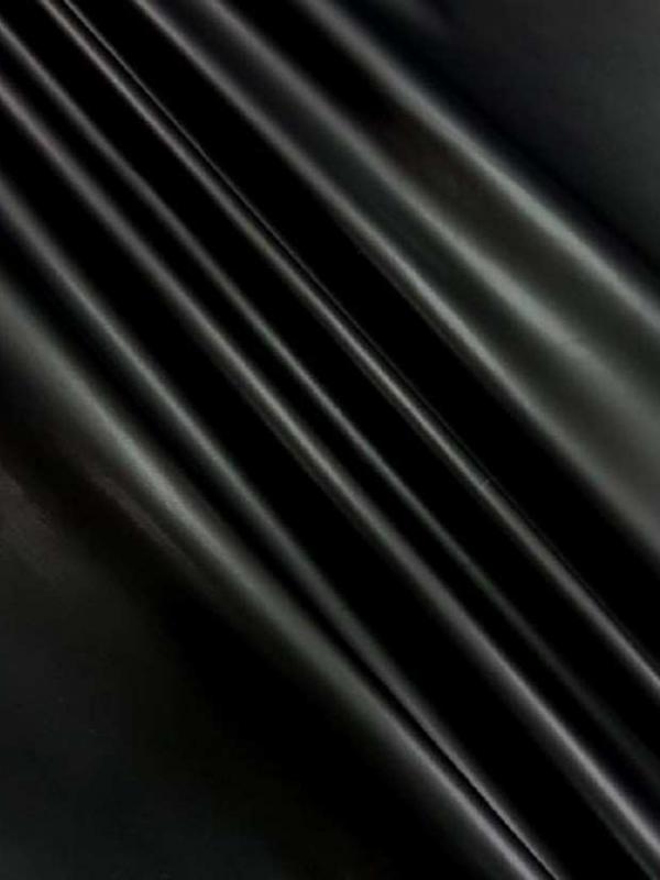 Simili cuir lycra fin noir aspect latex
