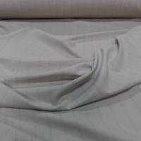 Stretch polyester viscose soie a rayures beige