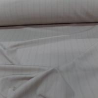 TISSU Stretch polyester viscose soie a rayures beige