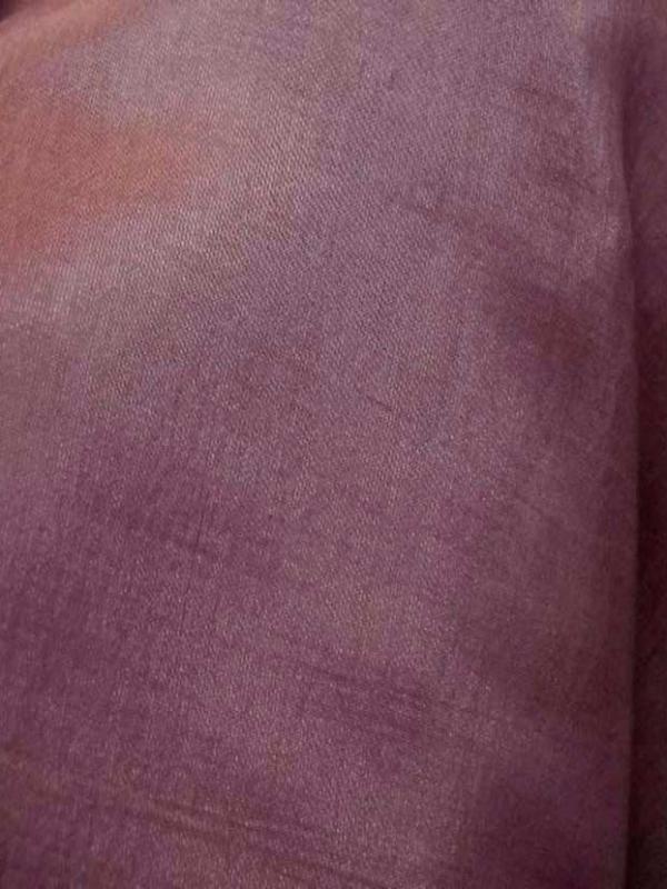 Style taffetas apparence organza ton rose indien