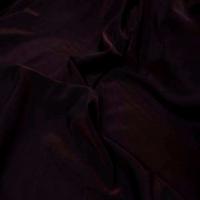 Style taffetas apparence organza ton rouge reflets noir1