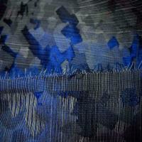 Style taffetas faconne ton bleu gris4