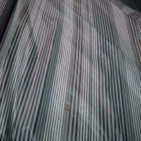 Style taffetas fin gris a rayures8