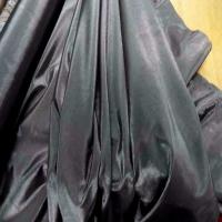 Taffetas apparence organza ton gris metal1