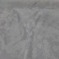 Taffetas blanc devore motifs dragons3