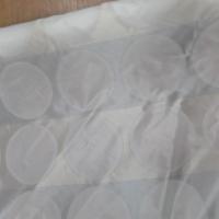 vente Taffetas façonné blanc gris brodés motifs rond en ligne