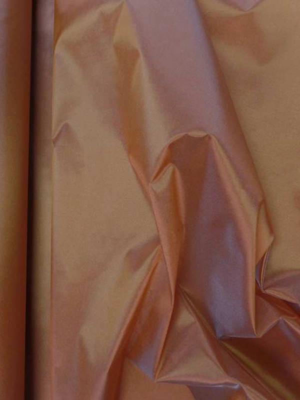 Taffetas changeant abricot a reflets0