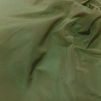 tissu taffetas changeant ton vert reflets doré