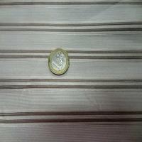 Taffetas de soie 100 a rayures faconne blanc casse taupe5