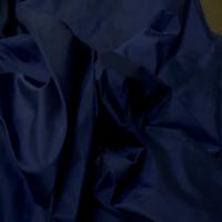 Taffetas de soie 100 bleu marine
