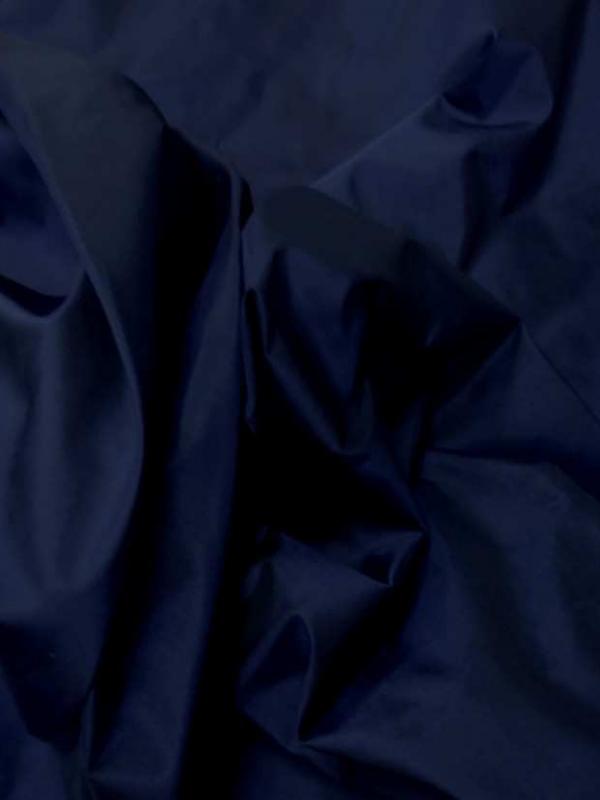 Taffetas de soie 100 bleu marine