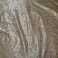 Taffetas de soie 100 faconne ton beige