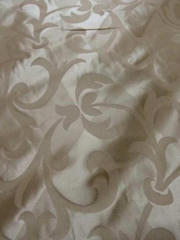 Taffetas de soie 100 faconne ton beige7
