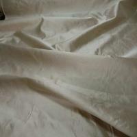 Taffetas de soie beige double organza raye3