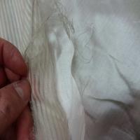 Taffetas de soie ecrue double organza0