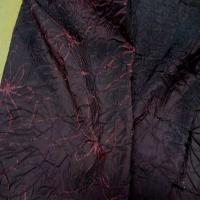 Taffetas faconne bordeaux1