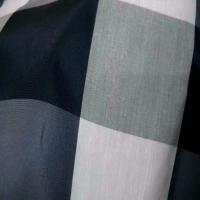 Taffetas faconne carreaux ton bleu gris blanc7