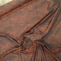 tissu Taffetas façonné léopard ton marron et noir