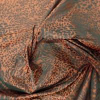 Taffetas faconne leopard ton marron et noir3