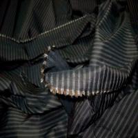 Taffetas faconne rayures ton marron7